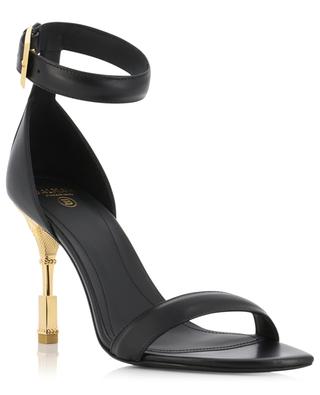 Moneta 95 smooth leather heeled sandals BALMAIN