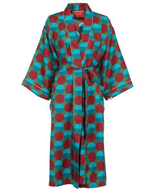 Sfere Grandi silk bathrobe LA DOUBLEJ