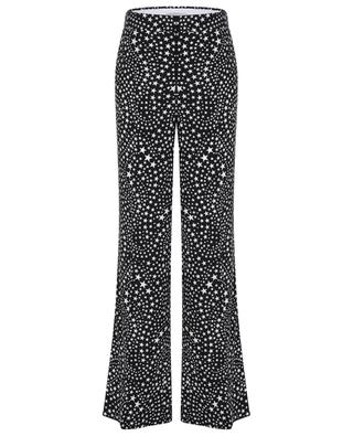 Stars straight-leg high-rise trousers in silk STELLA MCCARTNEY