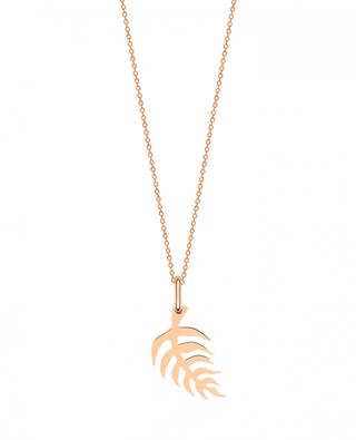 Mini Palms pink gold necklace GINETTE NY