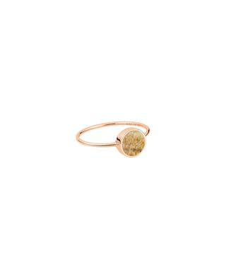 Mini Ever picture jasper rose gold ring GINETTE NY