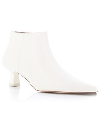 Soft Pointy Crop 50 smooth leather heeled ankle boots GANNI