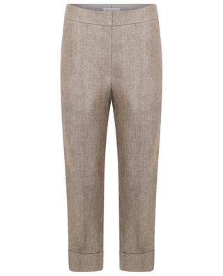 Sparkling cropped carrot trousers BRUNELLO CUCINELLI