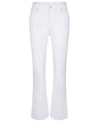 The Kick Flare garment-dyed cropped jeans BRUNELLO CUCINELLI