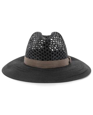Fedora Net airy braided hat BRUNELLO CUCINELLI