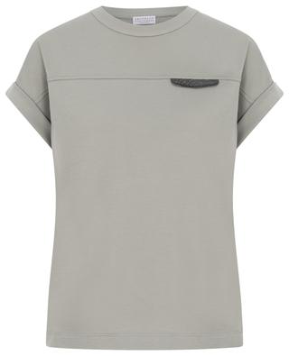 T-shirt léger ample en jersey Shiny Detail BRUNELLO CUCINELLI