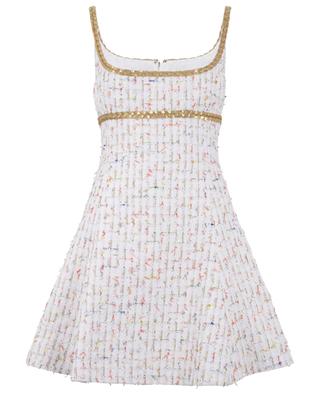 Mini robe à bretelles en tweed d'été détails chaîne GIAMBATTISTA VALLI