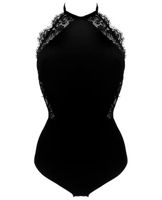 Jane halter-neck bodysuit with lace PALOMA CASILE