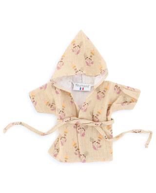 Fleurs d'Avril cotton dressing gown for doll MINIKANE