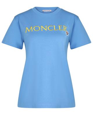 Kurzarm-T-Shirt mit Logostickerei und Patch MONCLER