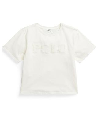 Logo embroidered girl's relaxed T-shirt POLO RALPH LAUREN