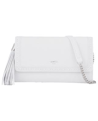 Premier Flirt grained leather wallet with strap LANCEL