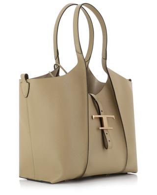 T Timeless Mini grained leather tote bag TOD'S