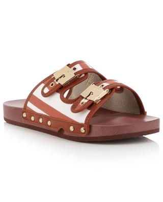 Pescura 2Straps leather flat mules ERES