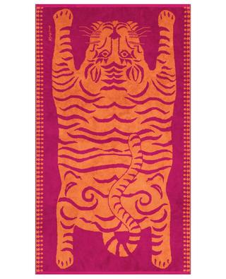 Serviette de plage motif tigre Todd INOUI EDITIONS