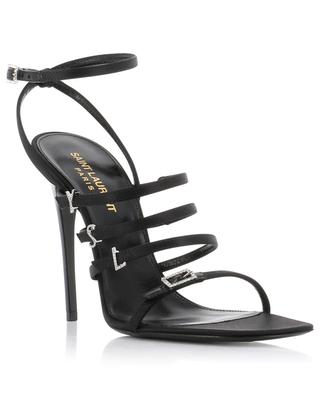 Jerry 110 heeled satin and crystal sandals SAINT LAURENT PARIS