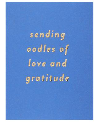 Love and gratefulness paper greetings card LAGOM DESIGN