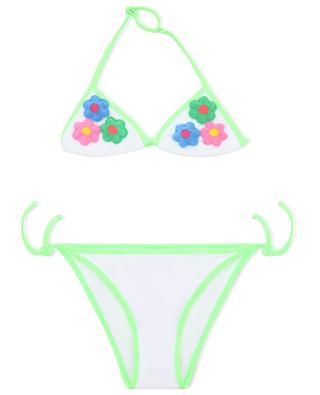 Mädchen-Triangel-Bikini aus besticktem Frottee Holly String MC2 SAINT BARTH