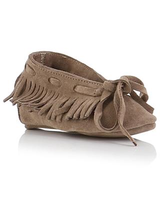 Indiana girl's fringed suede loafers ANNIEL