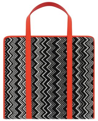 Keith large terry and leather tote bag MISSONIHOME