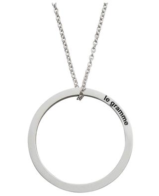 Rond 2.1 g polished silver necklace LE GRAMME