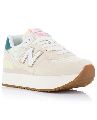 574 suede lace-up low-top sneakers NEW BALANCE