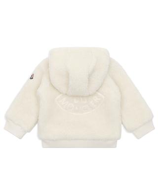 Teddy fleece full-zip hooded baby sweatshirt MONCLER