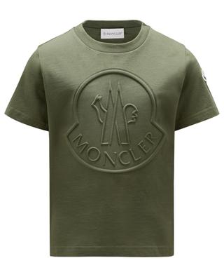 T-shirt garçon délavé brodé logo MONCLER