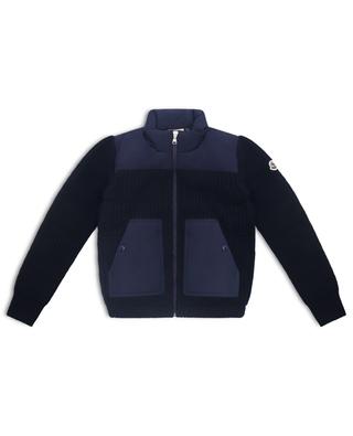 Children's full-zip cardigan with down parts MONCLER
