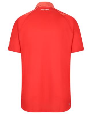 LACOSTE TENNIS x Novak Djokovic tricolour tennis polo shirt LACOSTE