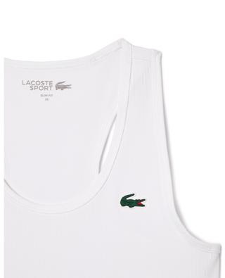 Lacoste SPORT slim-fit ribbed sports tank top LACOSTE