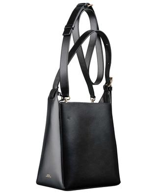 Virginie Small leather trapeze bucket bag A.P.C.