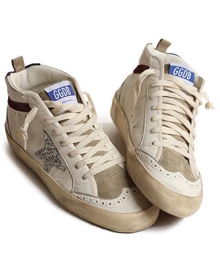 Hohe Sneakers mit Glitter-Stern Mid Star Classic GOLDEN GOOSE