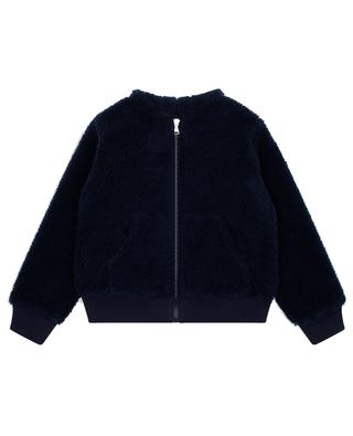 Teddy fleece children's full-zip hooded sweatshirt MONCLER