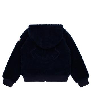 Teddy fleece children's full-zip hooded sweatshirt MONCLER