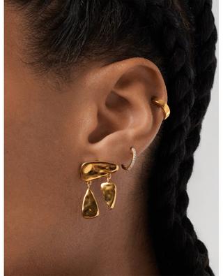Molten Floating Charm gold-tone stud earrings MISSOMA