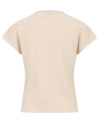 Wool and cashmere short-sleeved T-shirt VINCE