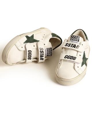 Old School boy's low-top leather and suede sneakers GOLDEN GOOSE