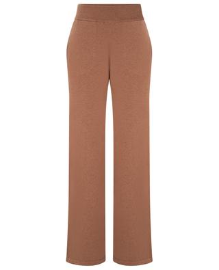 Carmen wide-leg knit trousers in cotton and cashmere LMND