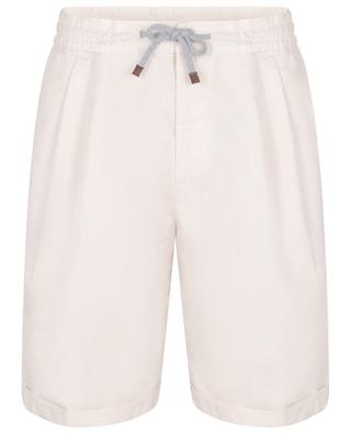 Basic Fit linen and cotton Bermuda shorts BRUNELLO CUCINELLI