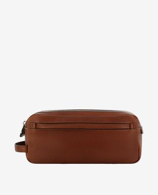 Grained leather toiletry bag BRUNELLO CUCINELLI
