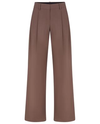 Low-rise wide-leg wool trousers THEORY