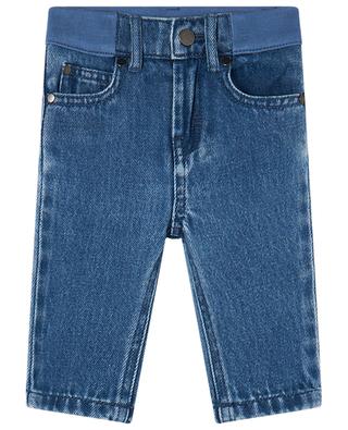 Ausgewaschene Baby-Jeans mit Jersey-Taille STELLA MCCARTNEY KIDS