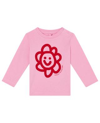 Smiley Flower baby long-sleeved T-shirt STELLA MCCARTNEY KIDS