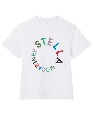 Circular Logo printed boy's T-shirt STELLA MCCARTNEY KIDS