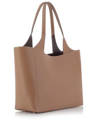 Medium T Timeless bicolour grained tote bag TOD'S