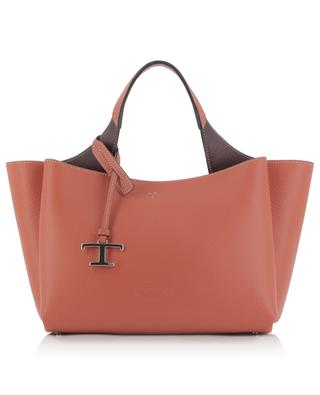 Timeless T Micro grained bicolour handbag TOD'S