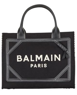 B-Army monogram canvas and leather tote bag BALMAIN