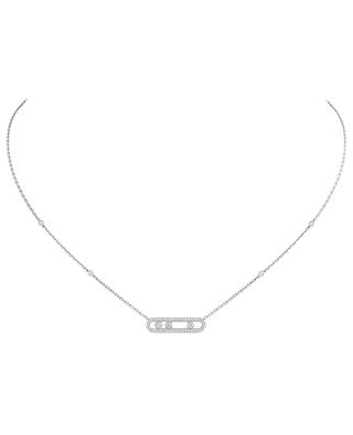 Baby Move Pavé white gold and diamond necklace MESSIKA