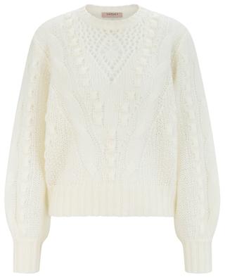 Wool and mohair openwork jumper TWINSET